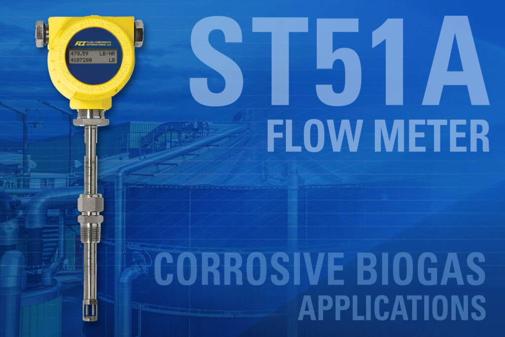 Heavy-Duty Flow Meter Resists Corrosive Biogas in Co-Gen Green Power Environments