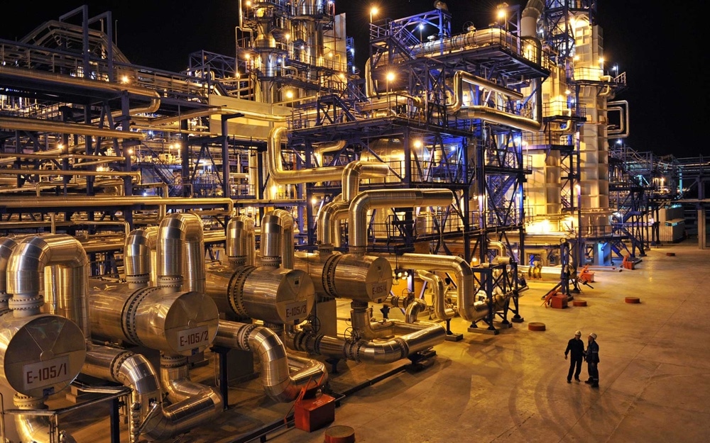 Example of Oil refining